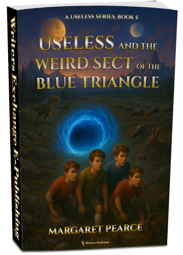 A Useless Series, Book 5: Useless and the Weird Sect of the Blue Triangle 3d cover 500high